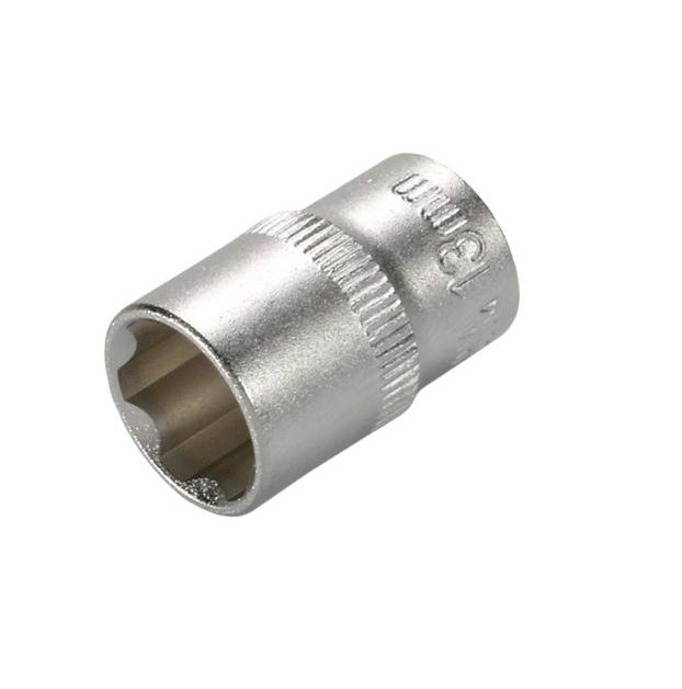 Brüder Mannesmann 3/8" inch chroom-vanadium-dopsleutel 210 mm DIN 3124 flankbeschermingssysteem - 19221
